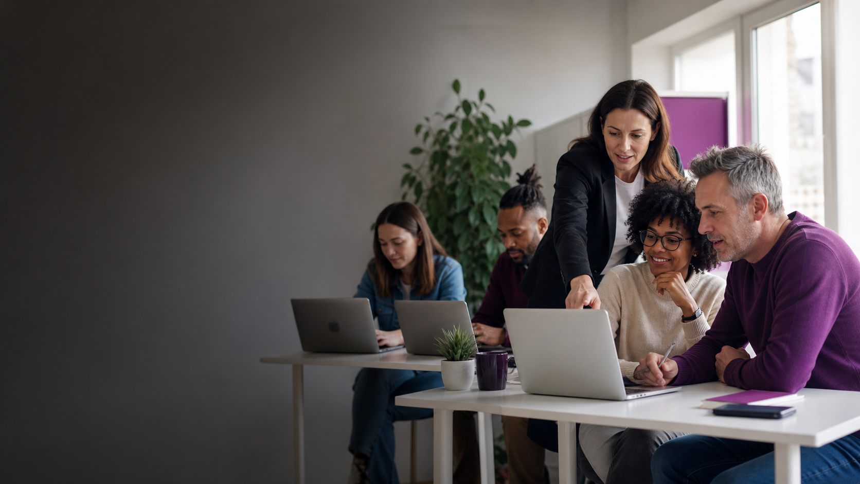 Formation numérique pour adultes accompagnés par une formatrice