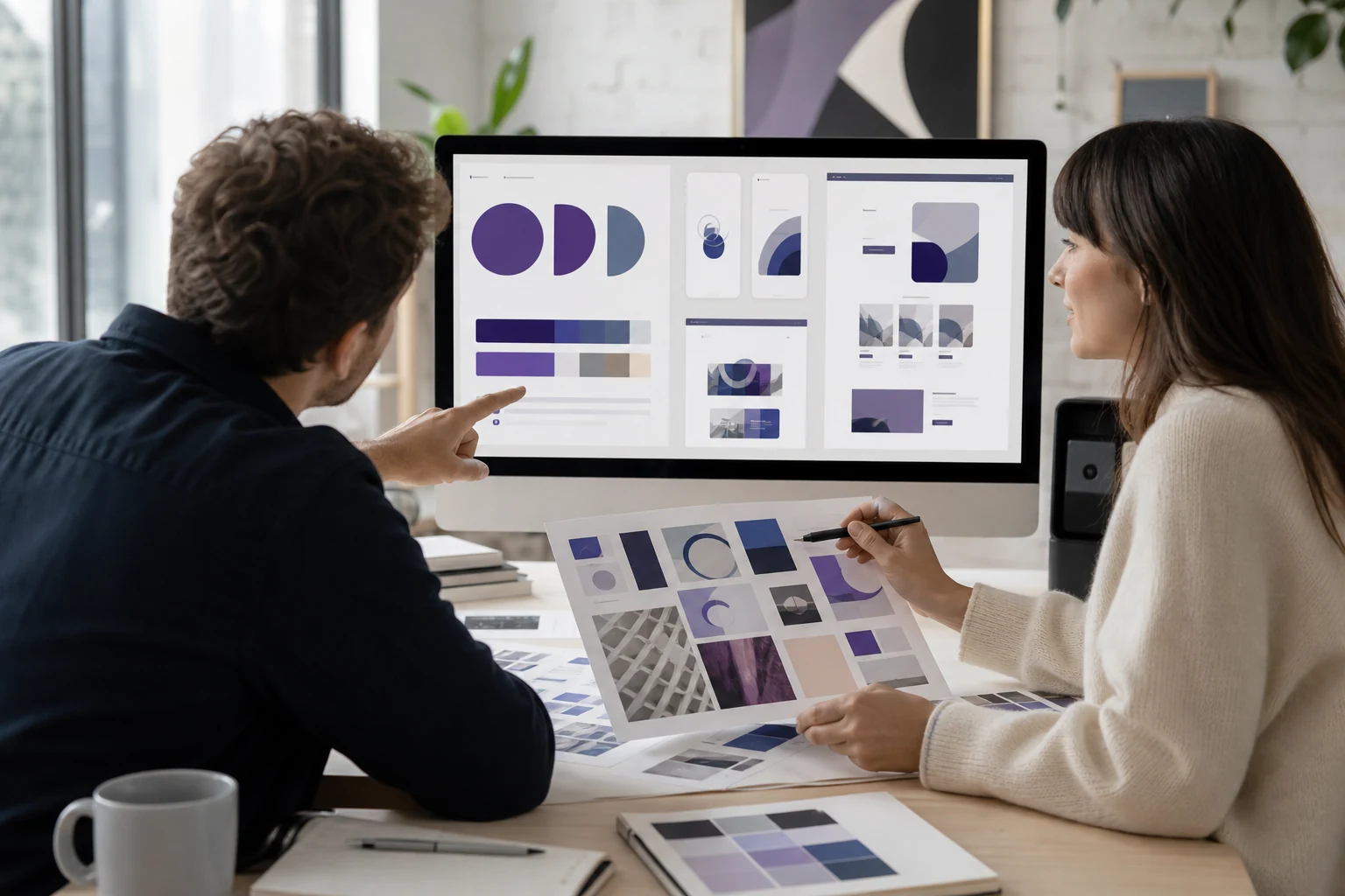Création d’une identité visuelle et de supports de communication numérique