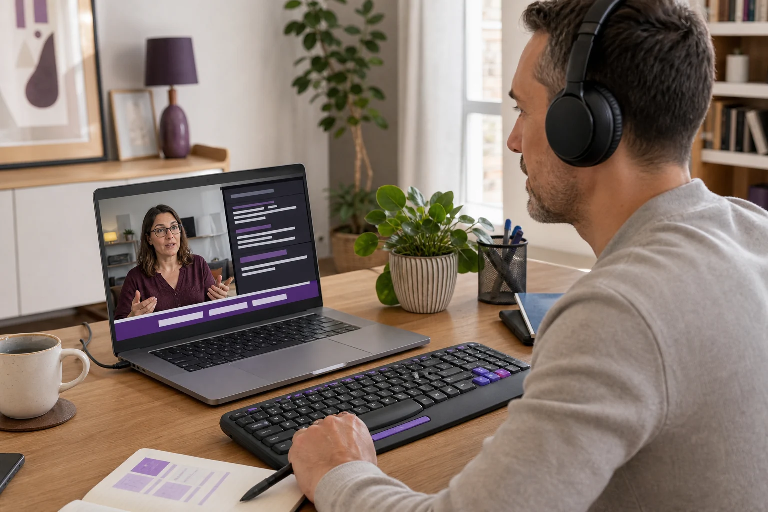 Échange à distance pour préparer les adaptations d’une formation numérique